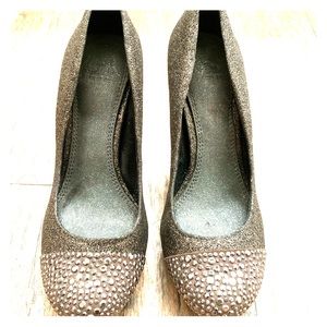 Gianni bini charcoal grey heels